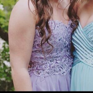 Lavender prom dress